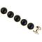 Screw Fit Gold & Black Dress Shirt Studs (Six Studs) from Dickie Bows