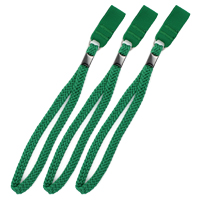 Triple Pack of Green Walking Stick Wrist Straps/Wrist Loops