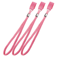 Triple Pack of Pink Walking Stick Wrist Straps/Wrist Loops